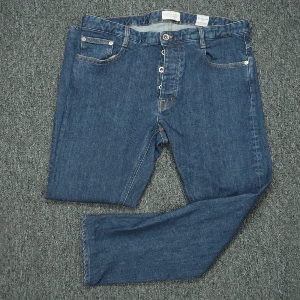 Suitsupply Jeans Mens 33x27 5 Pocket Denim Button Fly‎ Candiani Selvedge
